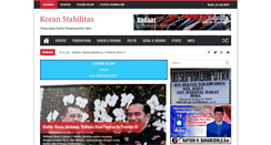 Desktop Screenshot of koranstabilitas.com