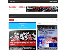 Tablet Screenshot of koranstabilitas.com